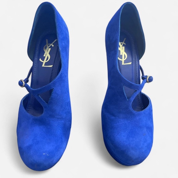 YSL suede platform heels - Picture 2 of 8